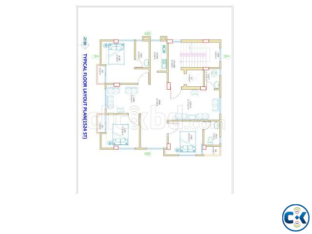 KHILGAON B BLOCK 1524 FLAT SFT SALE large image 0