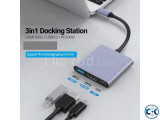Small image 2 of 5 for 3 In 1 Multiport Adapter USB Type C HDMI USB 3.1 Converter | ClickBD