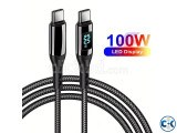 100W LED Display PD Fast Charging Cable
