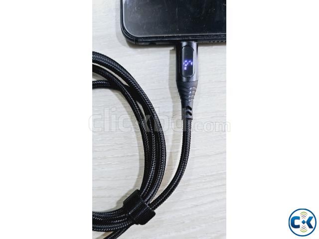 100W LED Display PD Fast Charging Cable large image 1