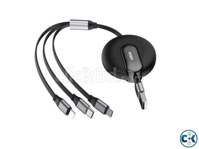 Joyroom 3 in 1 Telescopic Data Cable large image 0
