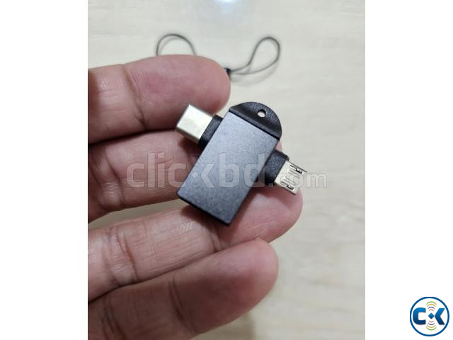 2 in 1 OTG Card Reader Adapter Type C large image 3