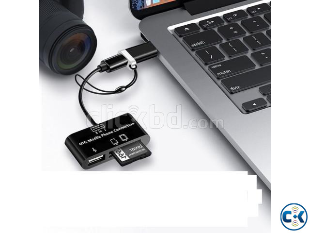 3 In 1 Mobile OTG Card Reader large image 2