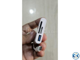 Small image 2 of 5 for 3 in 1 OTG Type C Card Reader HUB | ClickBD