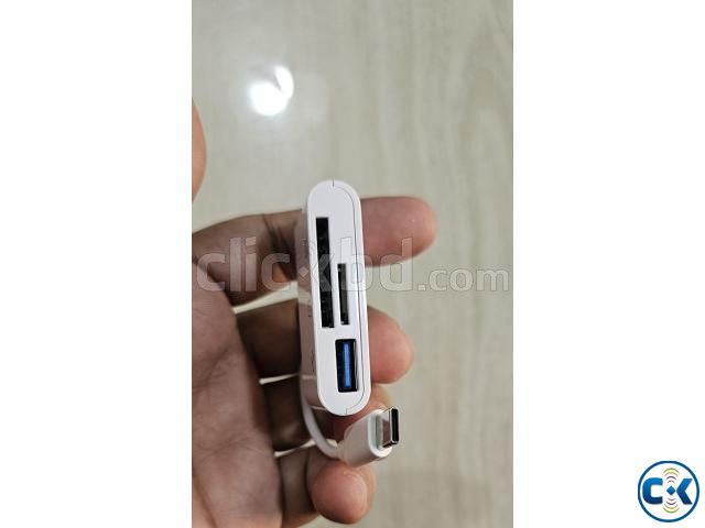 3 in 1 OTG Type C Card Reader HUB large image 2