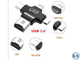 Small image 3 of 5 for 4 in 1 OTG Card Reader For All Mobile And Pc | ClickBD