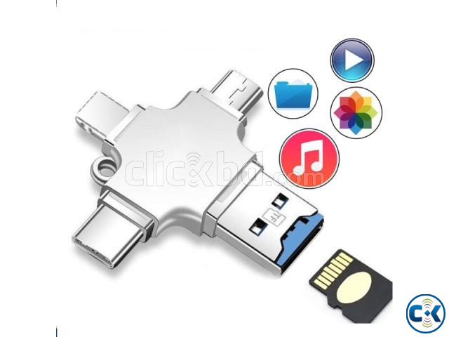 4 in 1 OTG Card Reader For Andrid Phone And PC large image 2