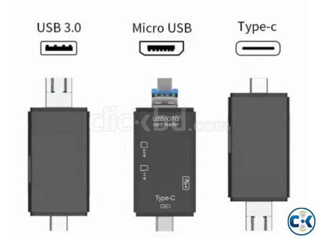 6 in 1 OTG Mobile Card Reader large image 2