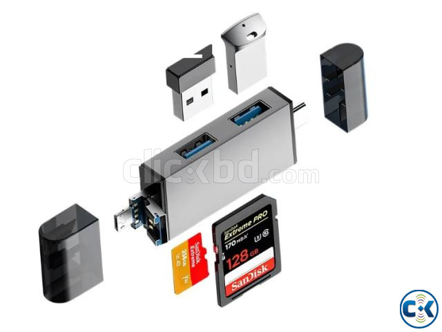 7 in 1 High Speed OTG Card Reader USB 3.0 large image 2