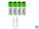 Small image 4 of 5 for Lithium AA Batteries Rechargeable 2600mAh Battery 4Pcs | ClickBD