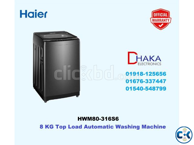 Haier 8 KG Top Load HWM80-316S6 Washing Machine large image 0