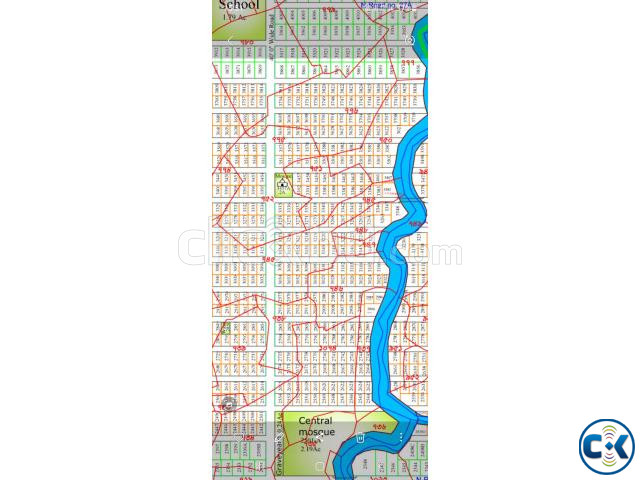 ৩ ৪ ৫ কাঠার এম এল ব্লকে জমি-প্লট বিক্রয় বসুন্ধরা আবাস large image 1