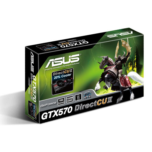 almost new asus gtx 570dc2 1.2gb ddr5 extreme graphics card large image 0