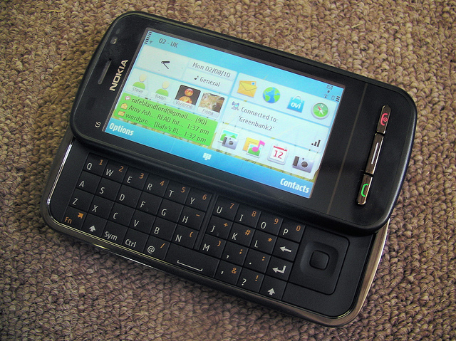 Nokia C6 A stylish Slide New looking set in cheap price large image 0