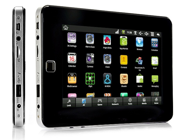 7 New GSM Tablet Pc with phone call free anti-virus. large image 0