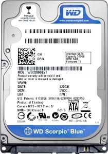 Western Digital 320GB Laptop HDD large image 0