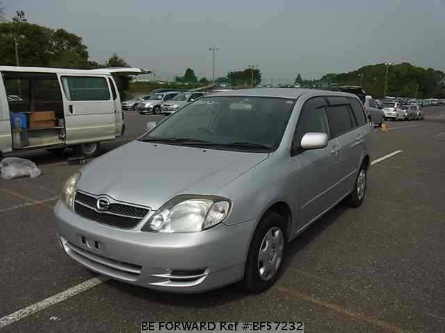 toyota fielder 2004 old shape 60 cng silver unreg 1500 cc... large image 0
