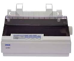 Epson LQ 300 dot printer almost new with USB cable large image 0