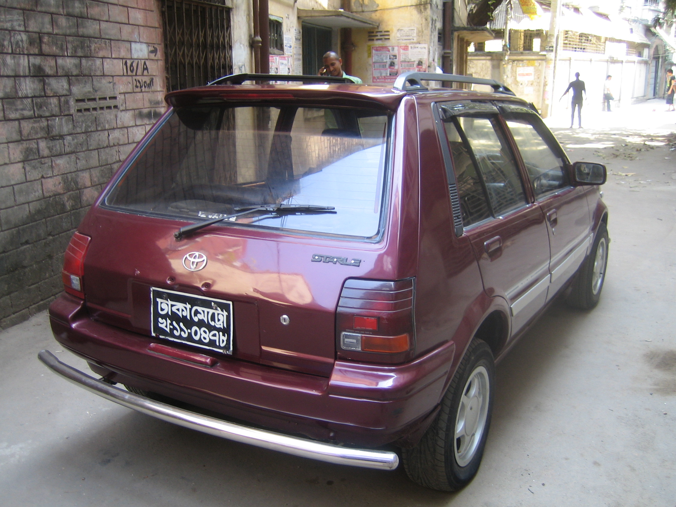 Starlet Soleil Model 1989 Regi 1995 Redwine 1331cc CNG large image 0